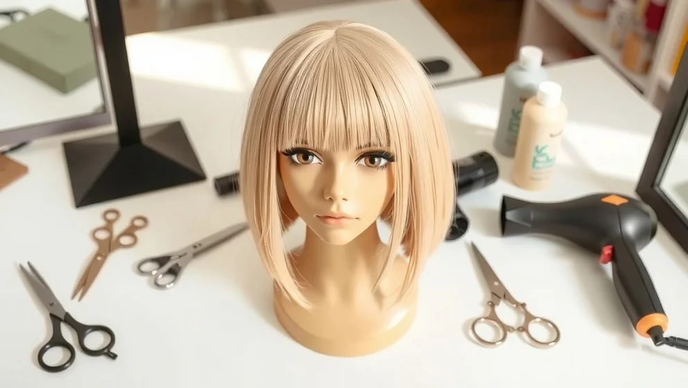 Bob frisyr med lugg som passar dig