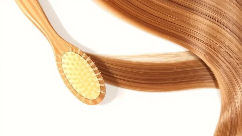 Hårborste som inte sliter på håret