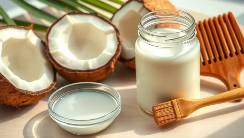 Ta bort hårfärg med kokosolja