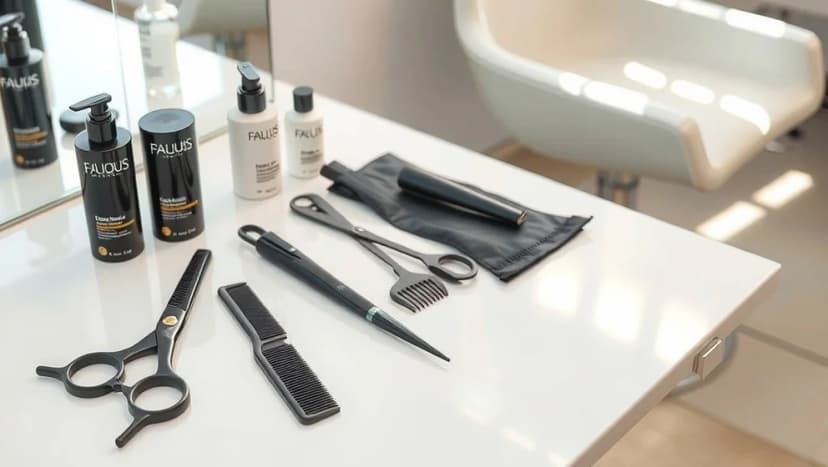 Uppklippt page tunt hår som ger volym